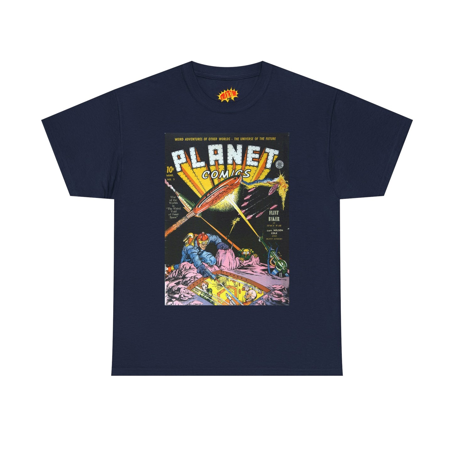 Planet Comics #3 - Heavy Cotton Tee *Dark Colors*