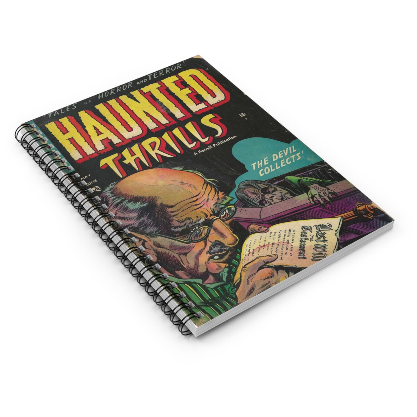 Haunted Thrills May - June Comic Cover Notebook