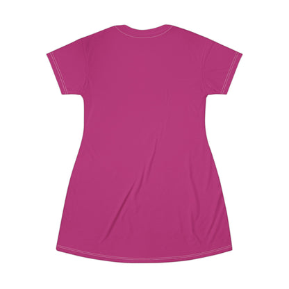 Exciting Comics #53 feat. Miss Masque T-Shirt Dress Pink
