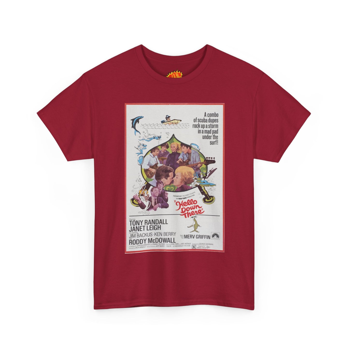 Hello Down There Movie Poster T-Shirt *Multiple Colors*