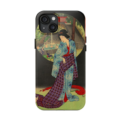 Oji Waterfall by Toyohara Chikanobu, 1890 iPhone Case *Many Sizes Available*
