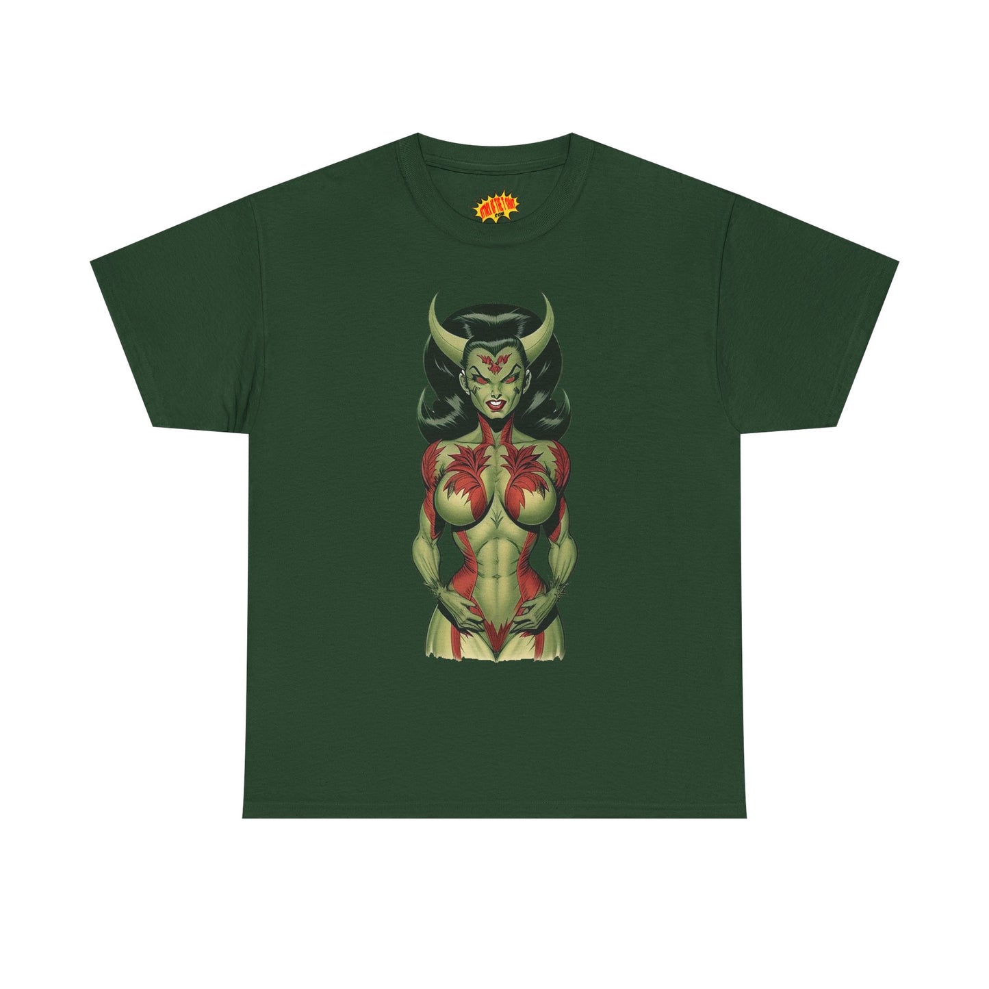 Flower Succubus Devil Fantasy Nature T-Shirt *Multiple Colors*