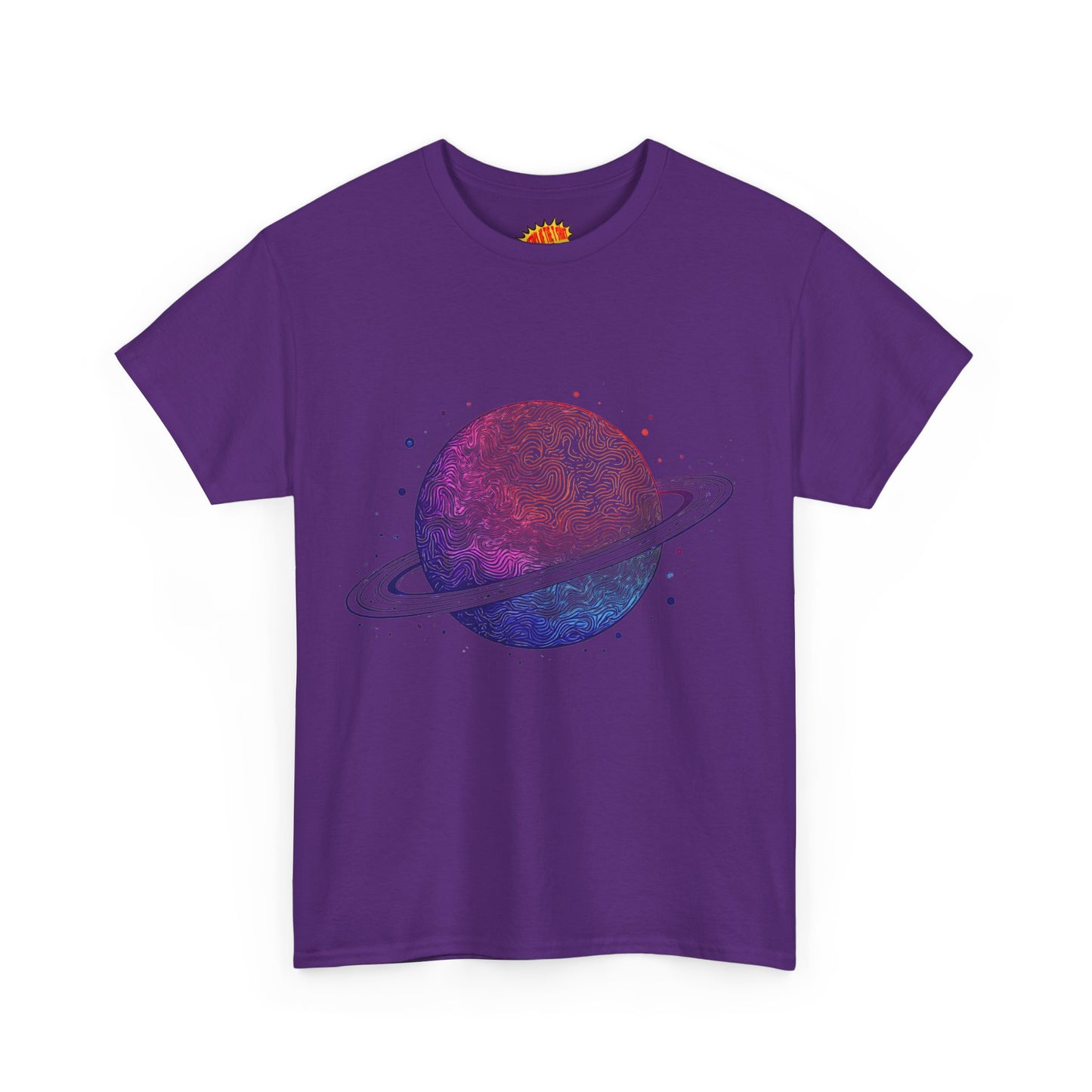 Space Art Ringed Planet Graphic Tee Shirt *Multiple Colors*