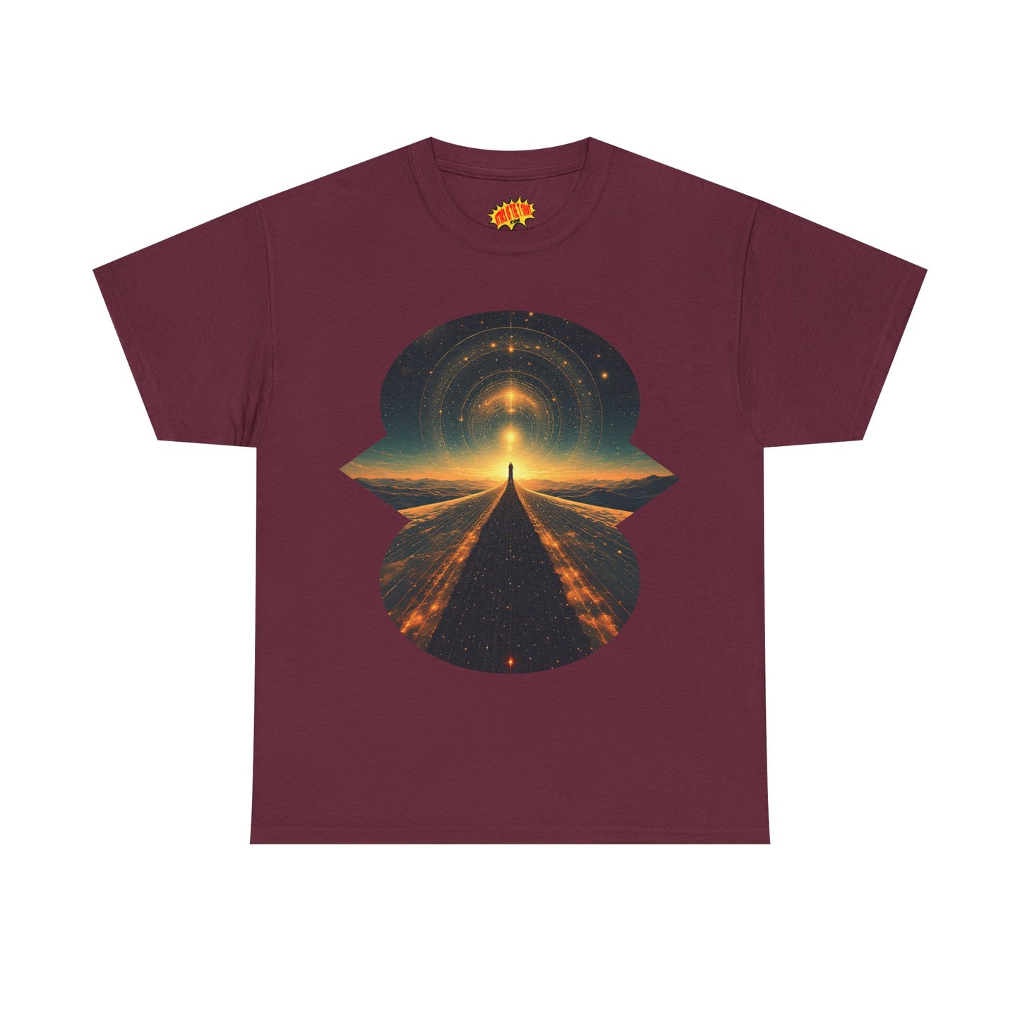 Cosmic Path Space Graphic Art Tee Shirt *Multiple Colors*
