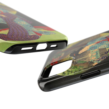 Oji Waterfall by Toyohara Chikanobu, 1890 iPhone Case *Many Sizes Available*