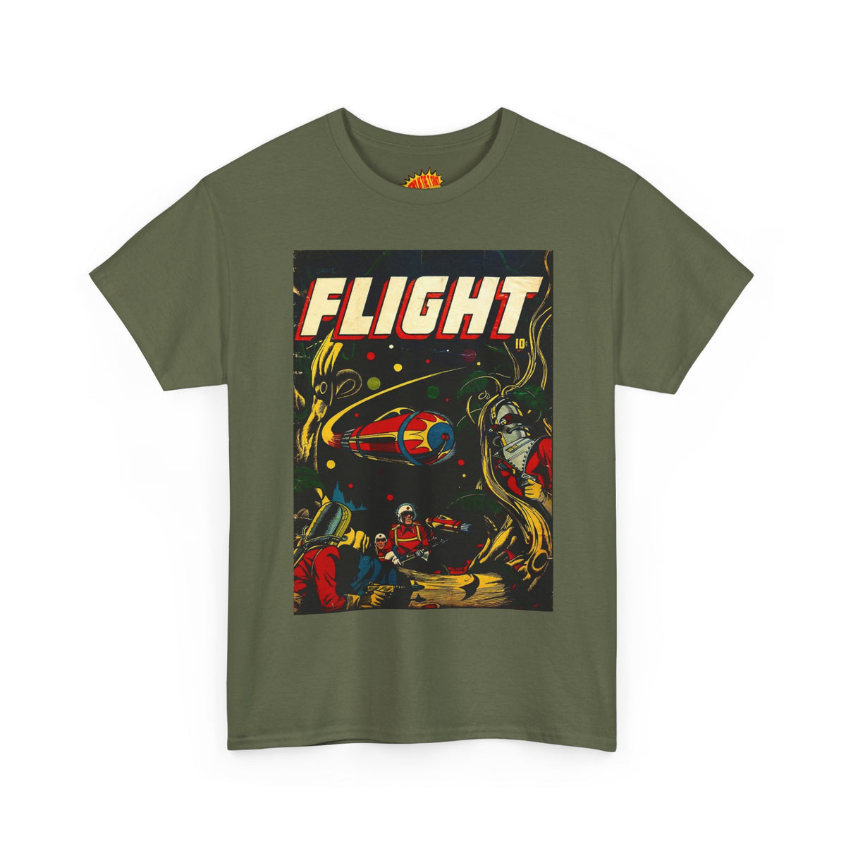 Captain Flight Comic Book Tee Shirt