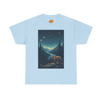 Grizzly Bear Night Scene T-Shirt