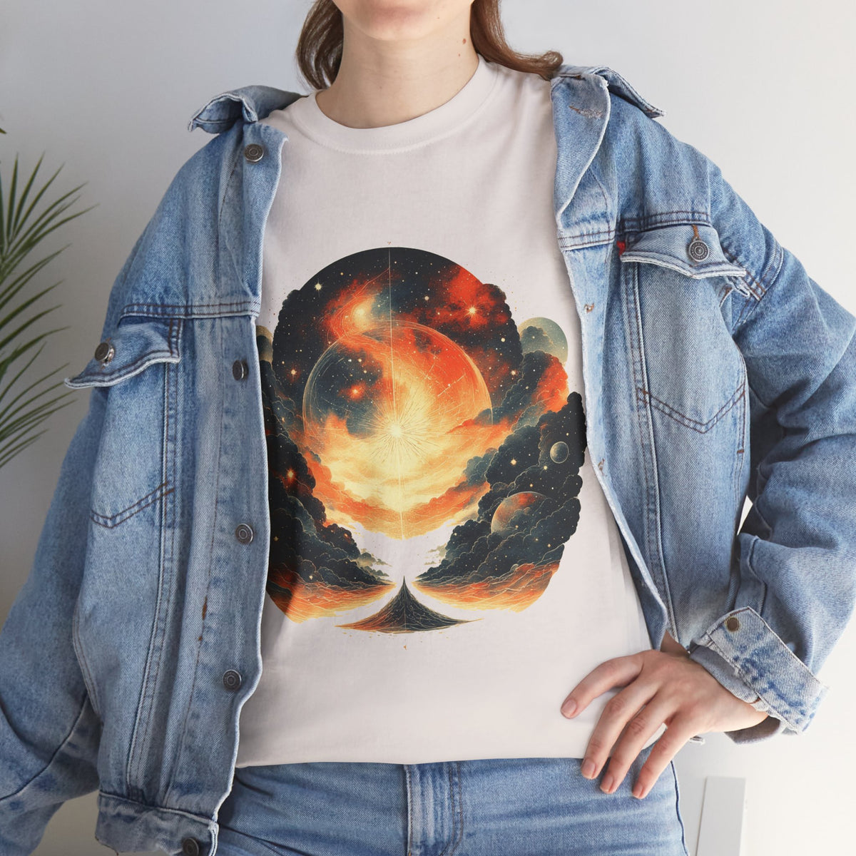 Moonscape w/Clouds Graphic Tee Shirt