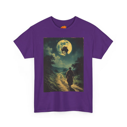 Travelling Samurai w/Moon Geisha Woman T-Shirt