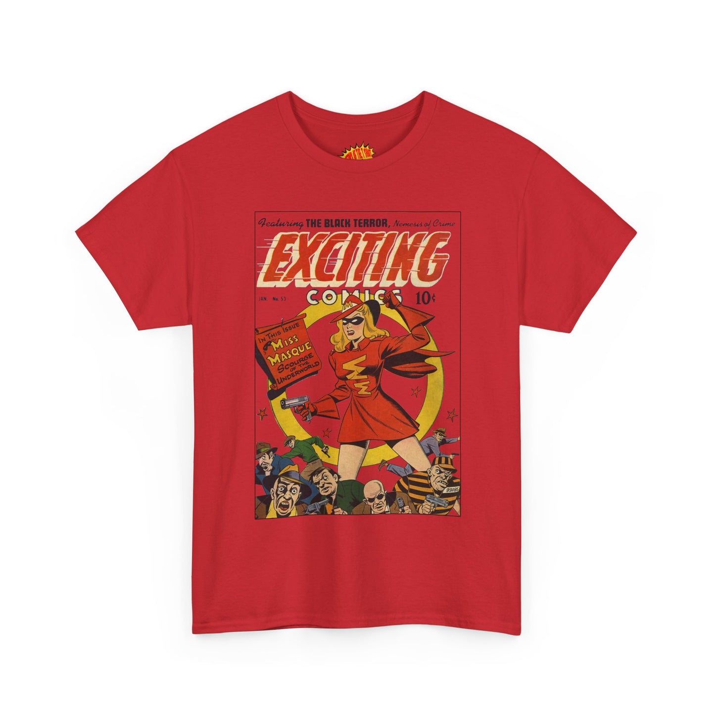 Exciting Comics #53 - Heavy Cotton Tee *Many Sizes and Colors Available*