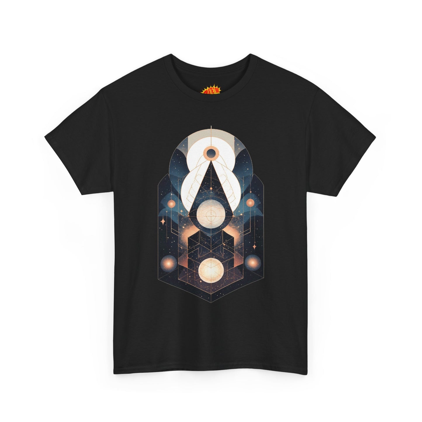 Geometric Space Art Pattern Graphic Tee Shirt *Multiple Colors*