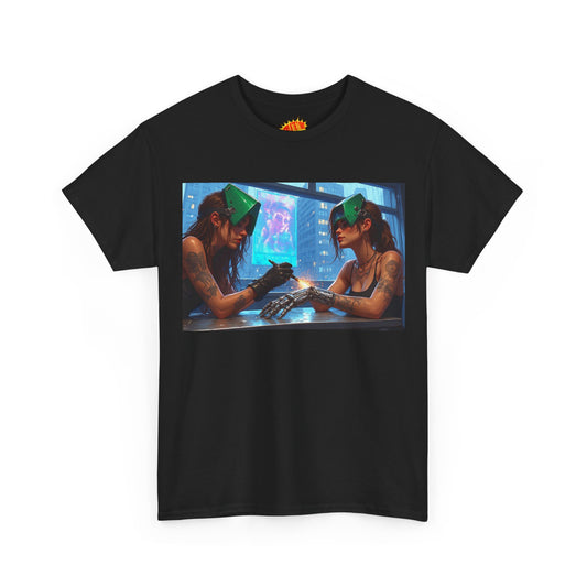 Cyberpunk Robot Hand Repair Scene T-Shirt *Multiple Colors*