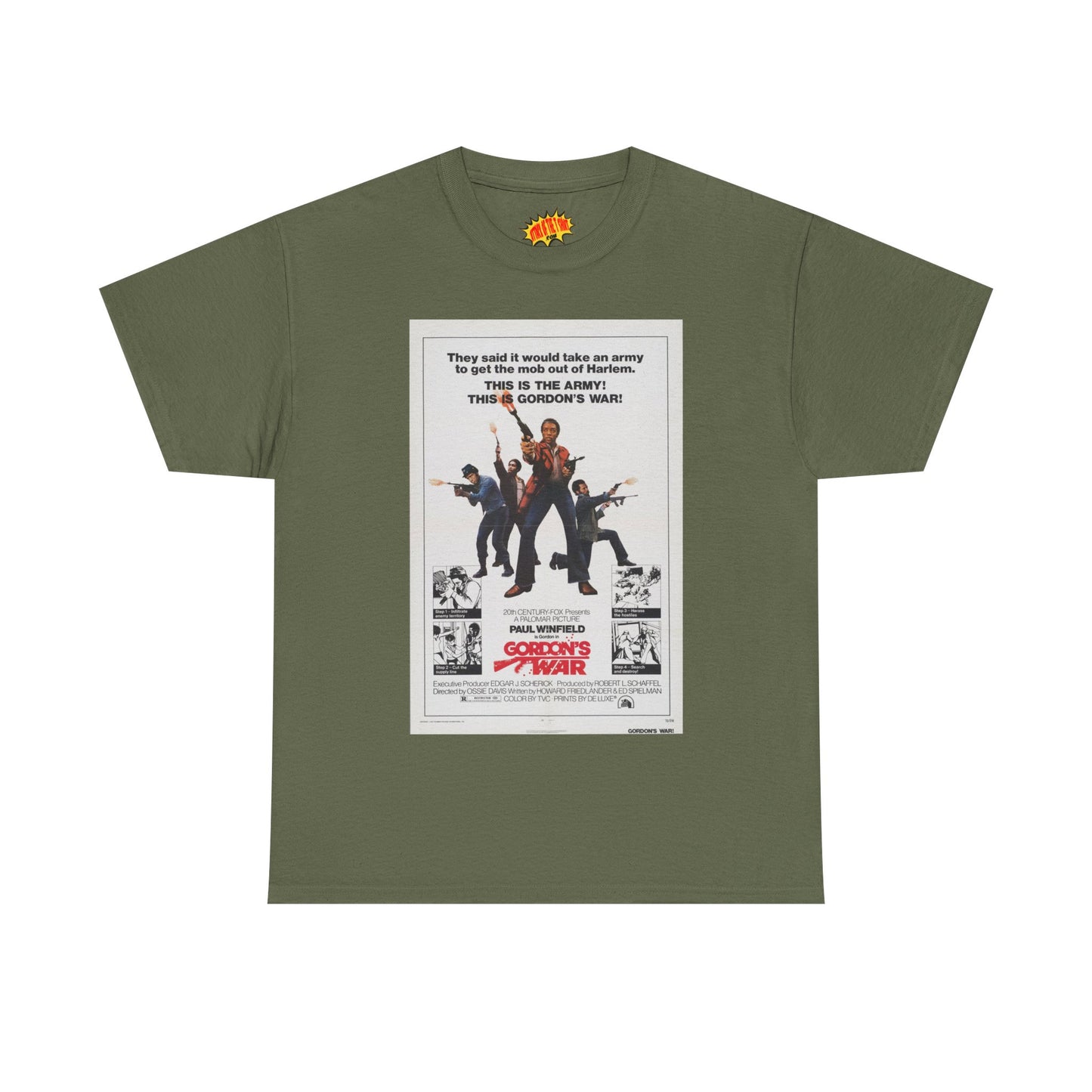 Gordon's War Movie Poster T-Shirt *Multiple Colors*