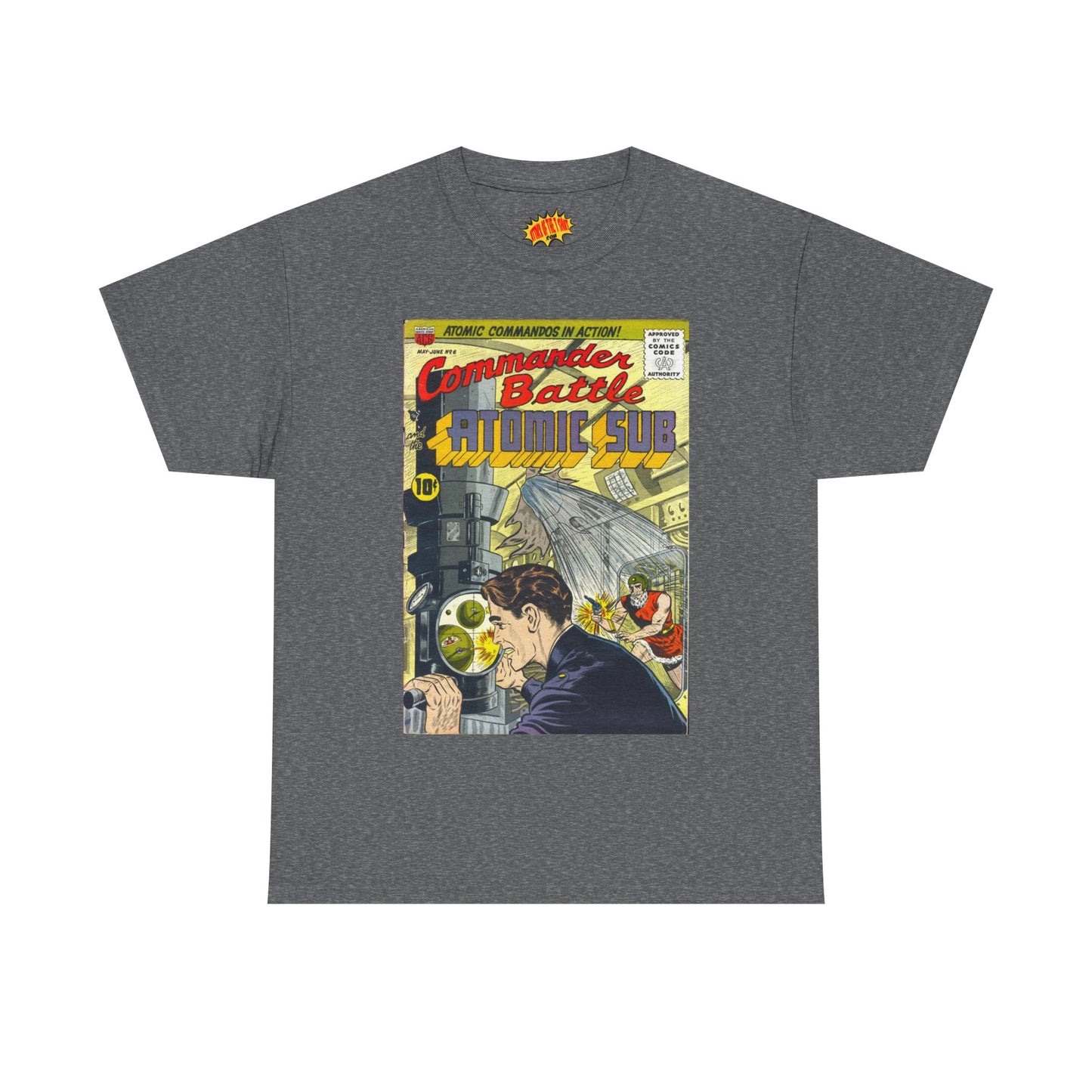Commander Battle Atomic Sub No. 6 Comic Tee Shirt *Multiple Colors*