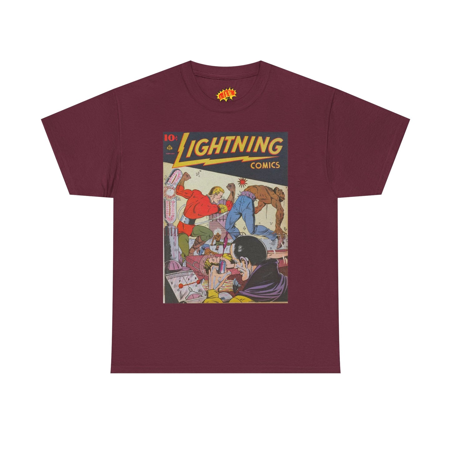 Lightning Comics February Comic Tee Shirt *Multiple Colors*