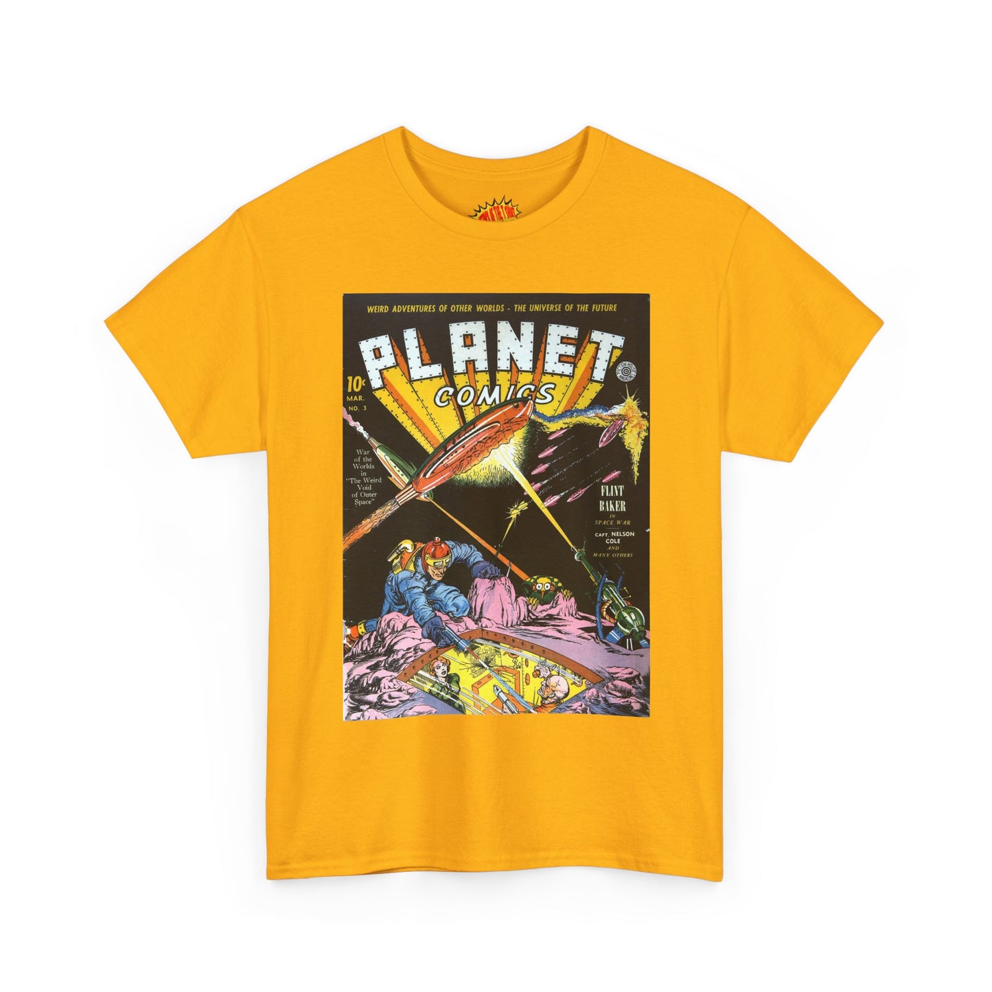 Planet Comics #3 - Heavy Cotton Tee *Light Colors*