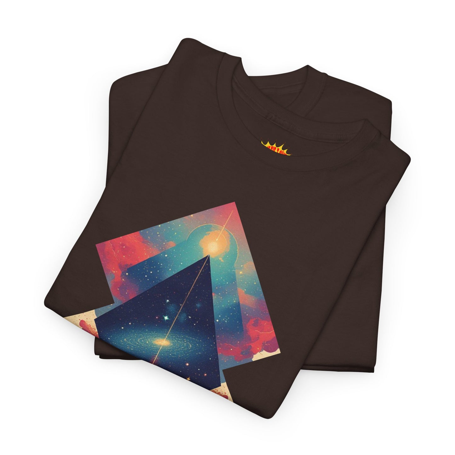 Geometric Shape Galaxy Graphic Space Art Tee Shirt *Multiple Colors*
