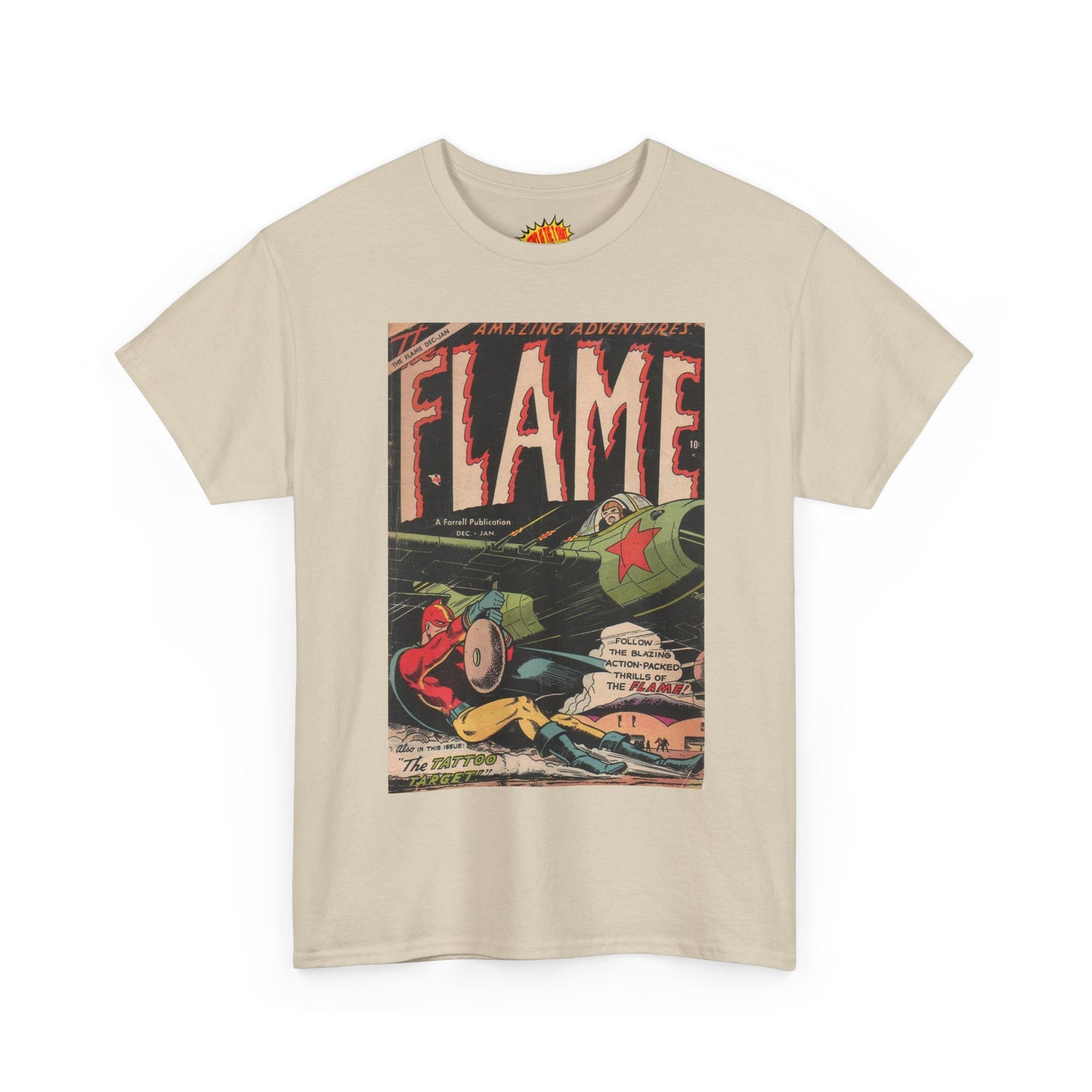 The Flame December - January Comic Tee Shirt *Multiple Colors*
