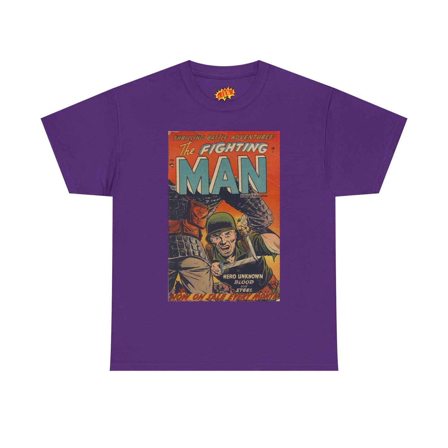 The Fighting Man February Comic Tee Shirt *Multiple Colors*