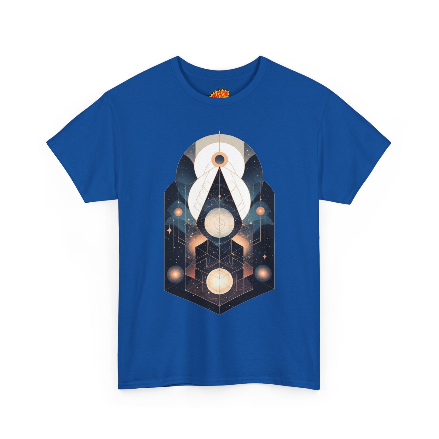 Geometric Space Art Pattern Graphic Tee Shirt *Multiple Colors*