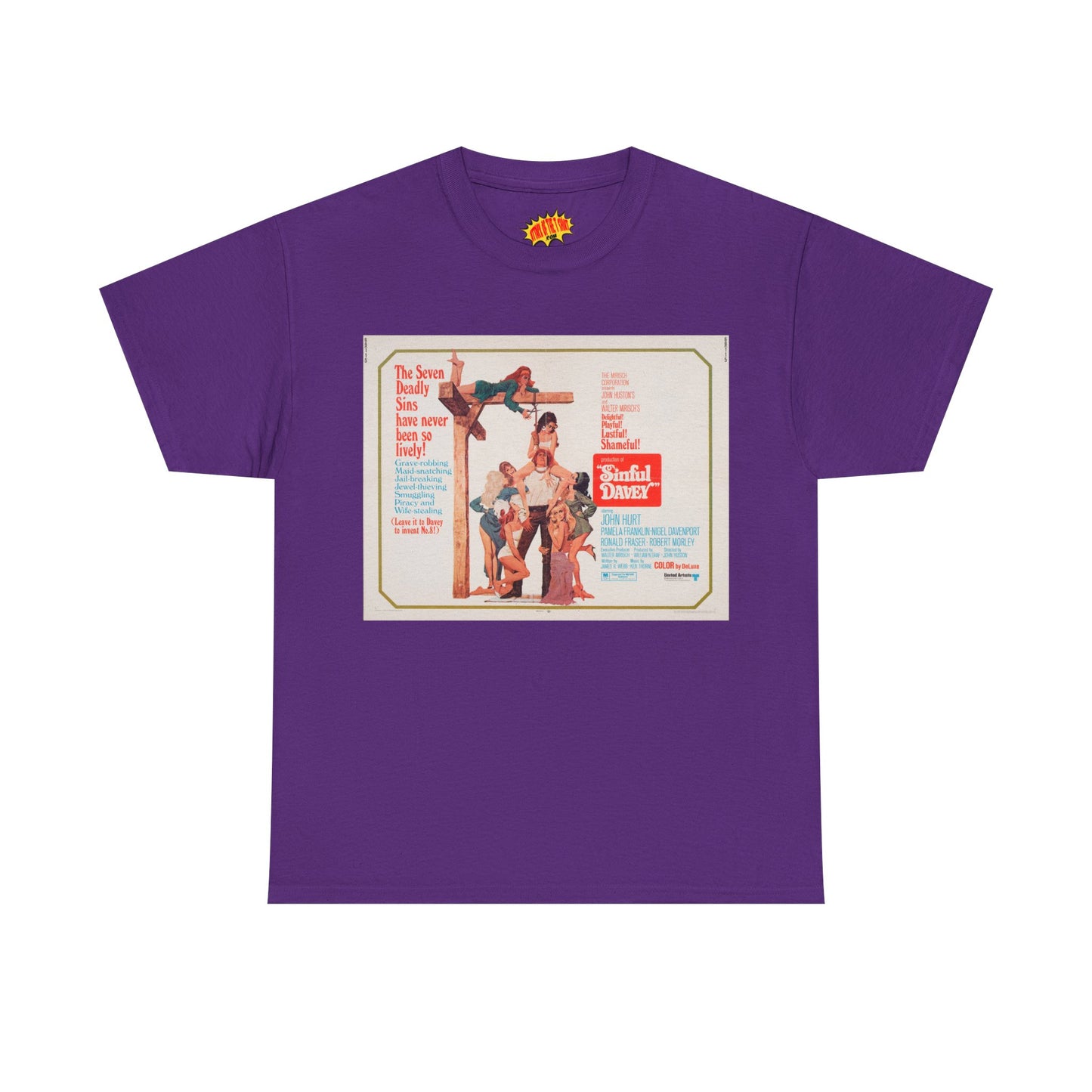 Sinful Davey Movie Poster T-Shirt *Multiple Colors*