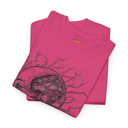 Anatomy Line Drawing Face Graphic Art Tee Shirt