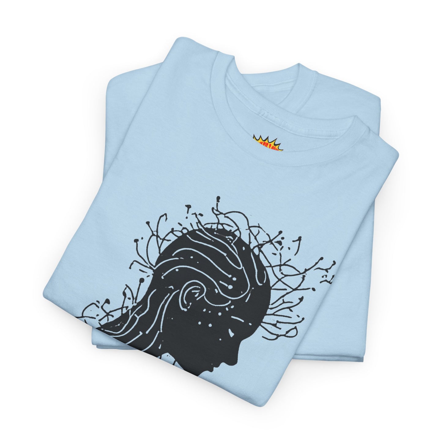 Human Silhouette Line Drawing Graphic Art Tee Shirt *Multiple Colors*