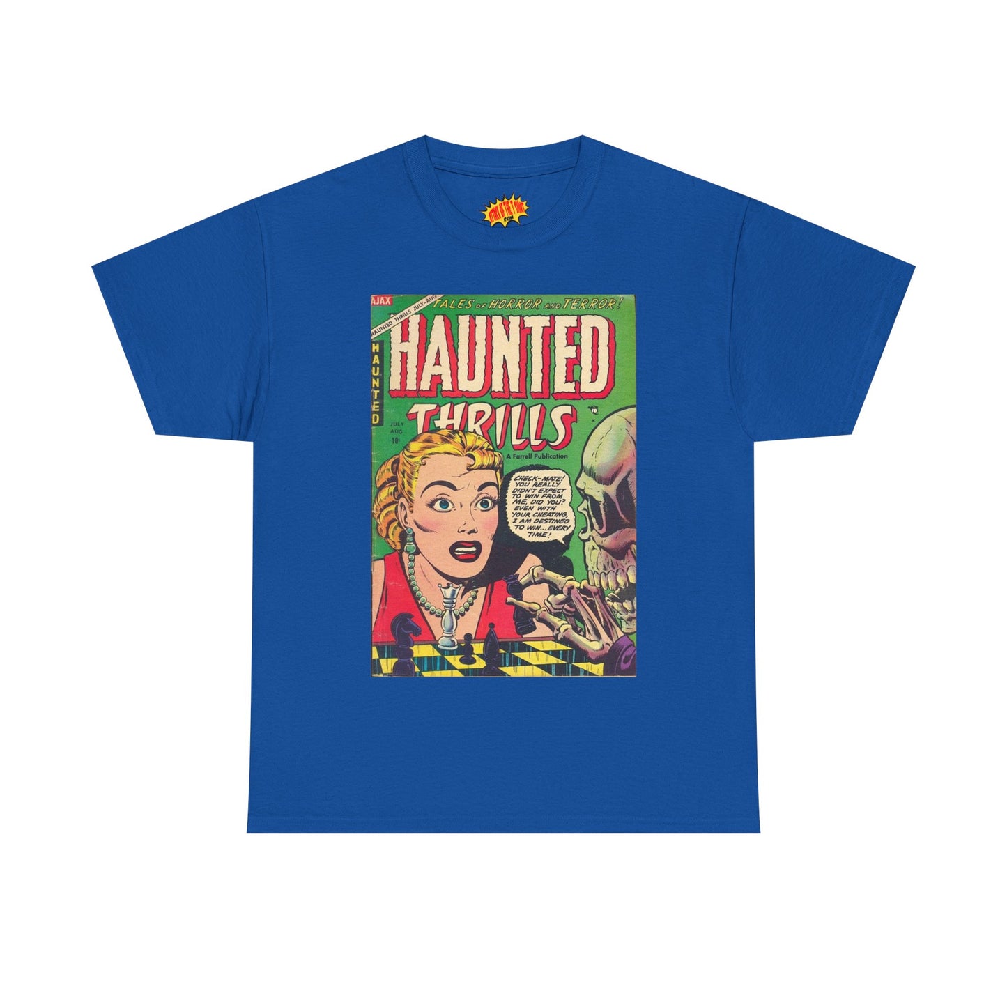 Haunted Thrills July - August Comic Tee Shirt *Multiple Colors*