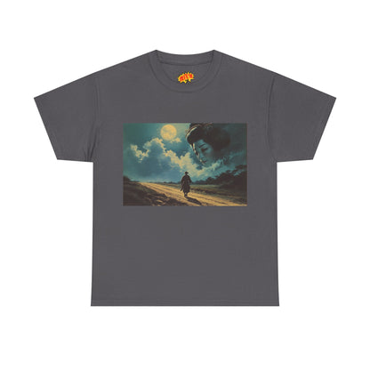 Samurai w/Night Sky Geisha Woman T-Shirt