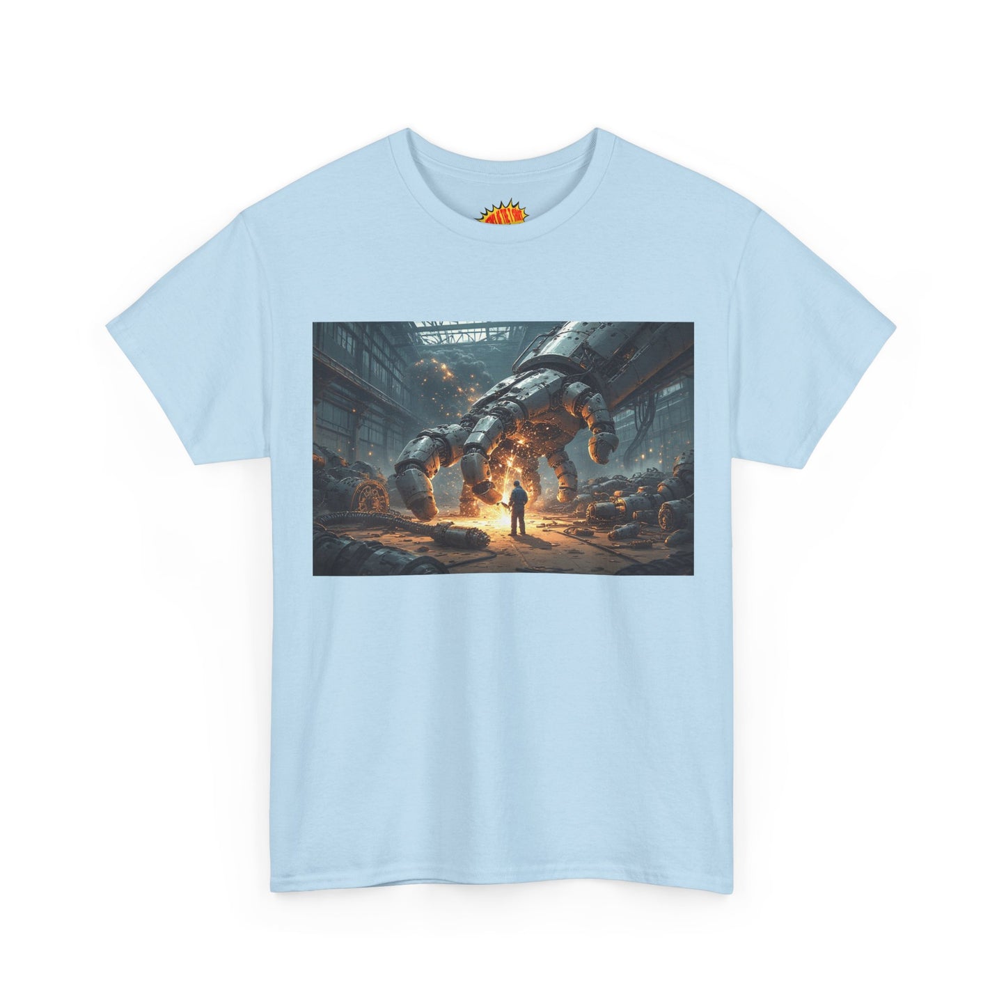Anime Mech Factory w/Welder & Robot Hand T-Shirt *Multiple Colors*