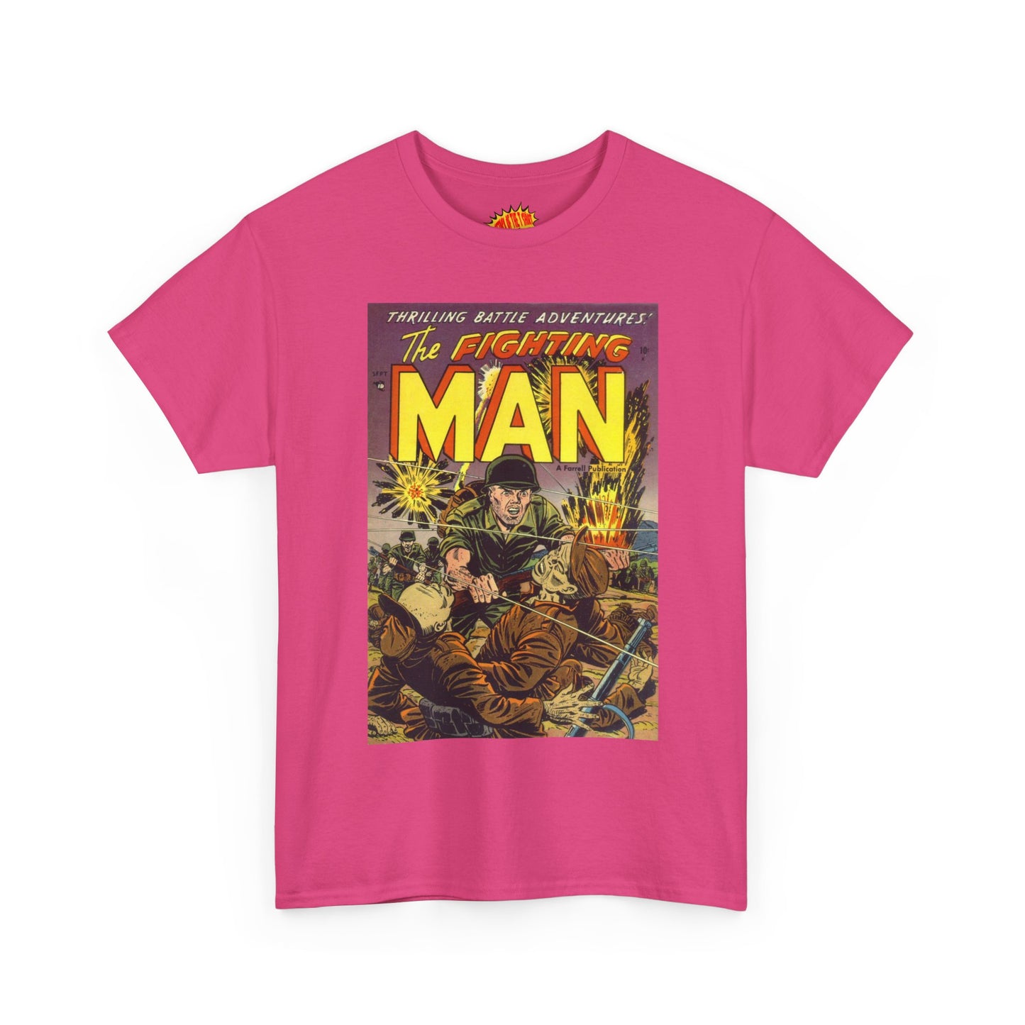 The Fighting Man September Comic Tee Shirt *Multiple Colors*