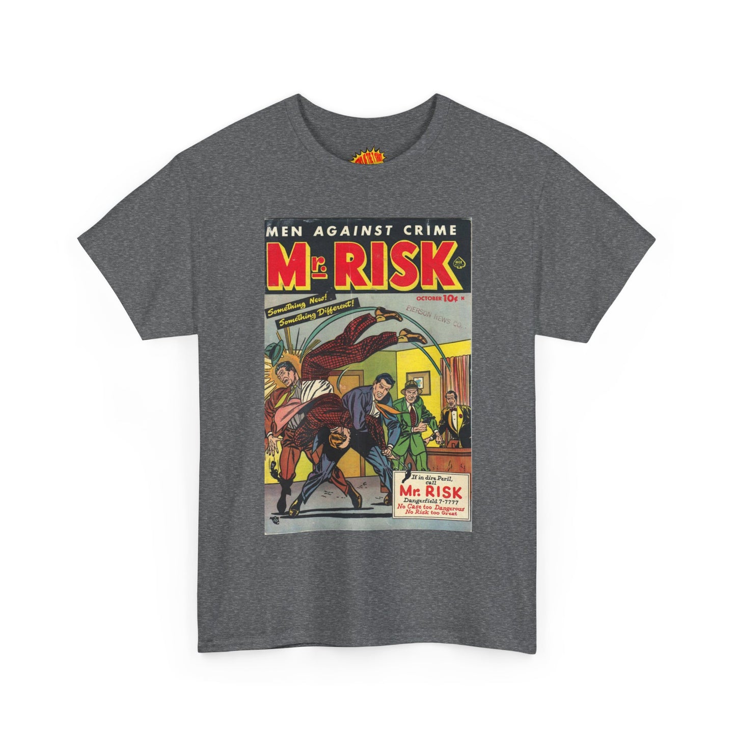 Mr. Risk October Comic Tee Shirt *Multiple Colors*