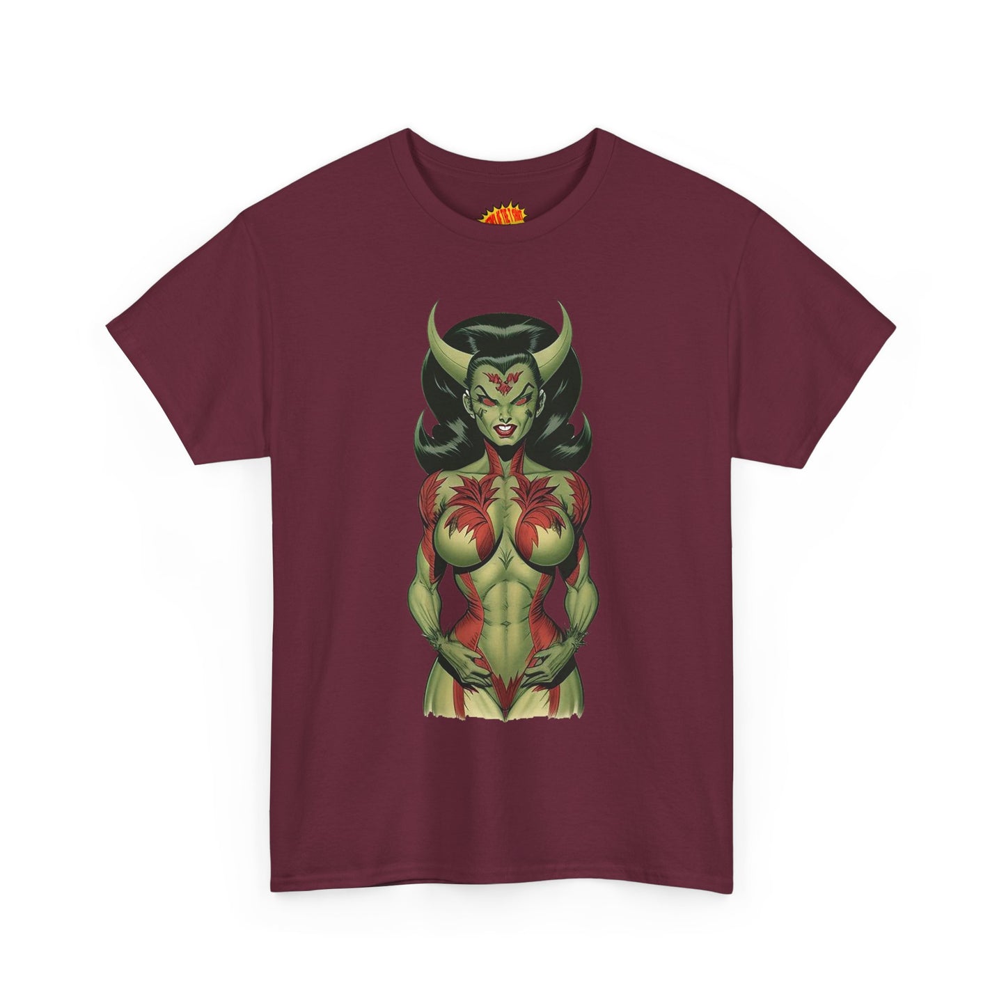 Flower Succubus Devil Fantasy Nature T-Shirt *Multiple Colors*