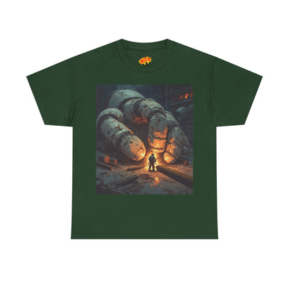 Anime Factory Welder w/Giant Robot Mech Hand T-Shirt