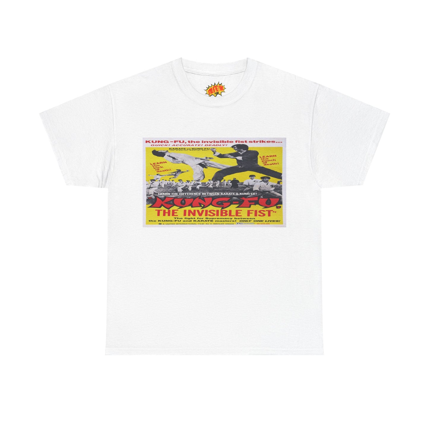 Kung Fu The Invisible Fist Movie Poster T-Shirt *Multiple Colors*