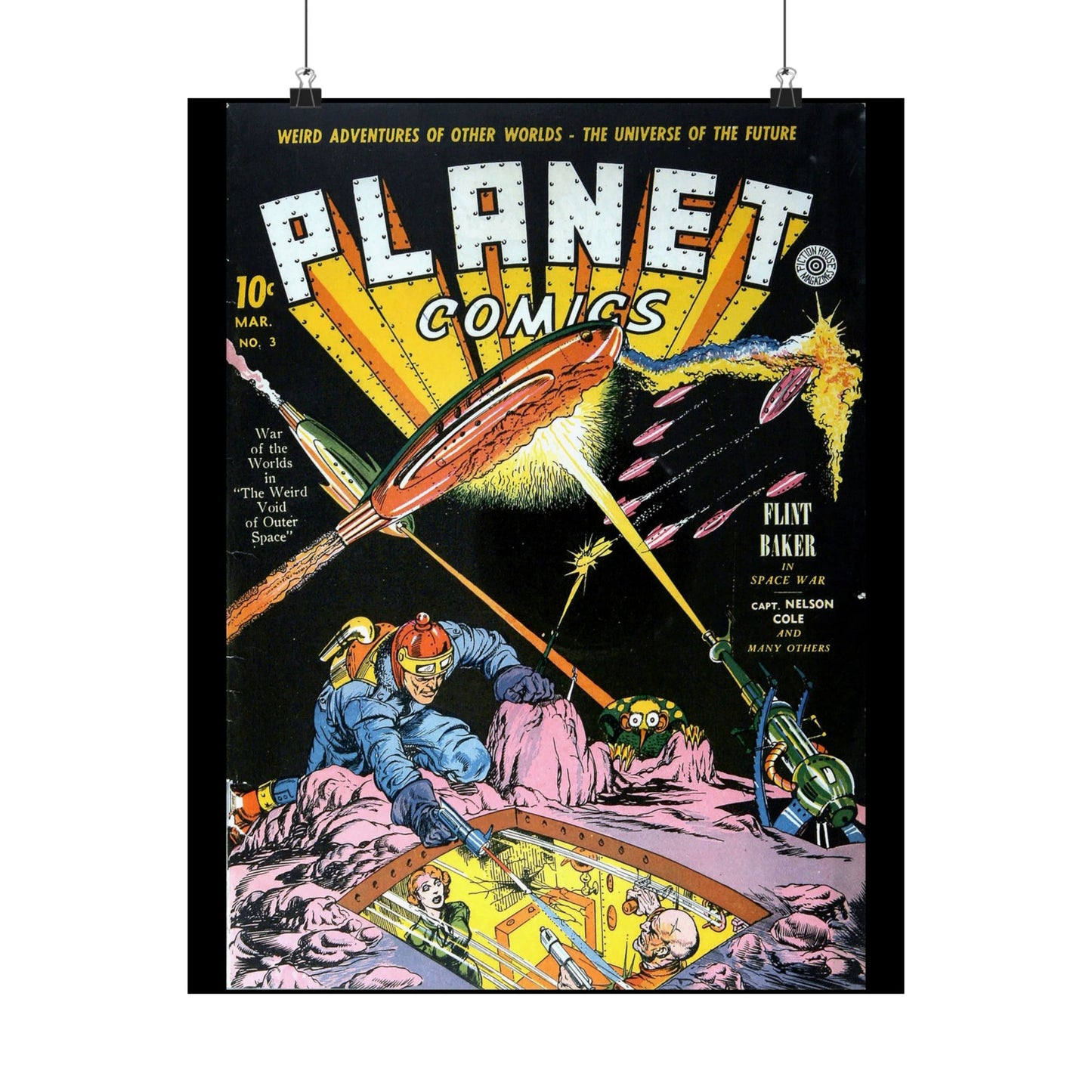 Planet Comics #3 Matte Vertical Posters