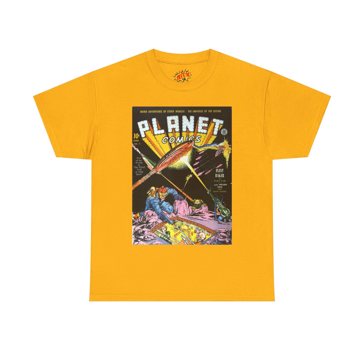 Planet Comics #3 - Heavy Cotton Tee *Light Colors*