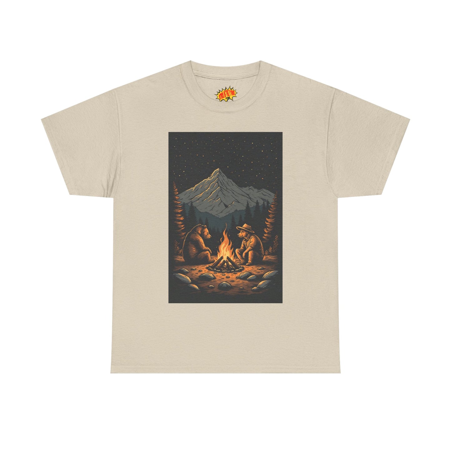 Mountain Bears Campfire Scene T-Shirt *Multiple Colors*