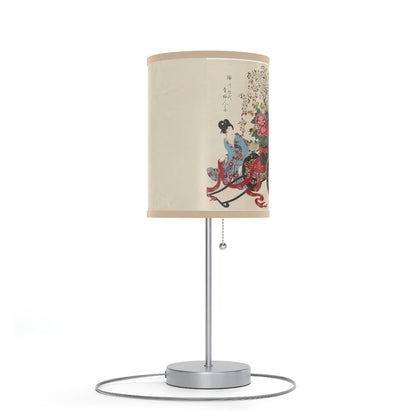 Flower Cart by Chikanobu Japanese Lamp Many Colors Available