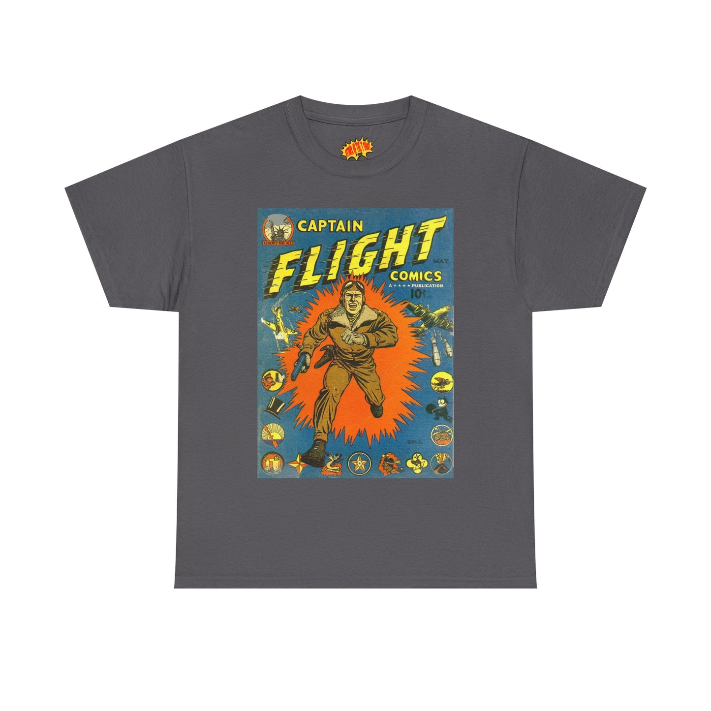 Captain Flight May Comic Tee Shirt *Multiple Colors*