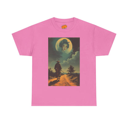 Walking Samurai w/Full Moon Woman T-Shirt