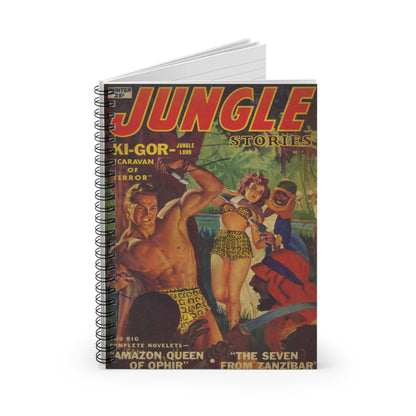 Jungle Stories Winter Comic Cover Notebook