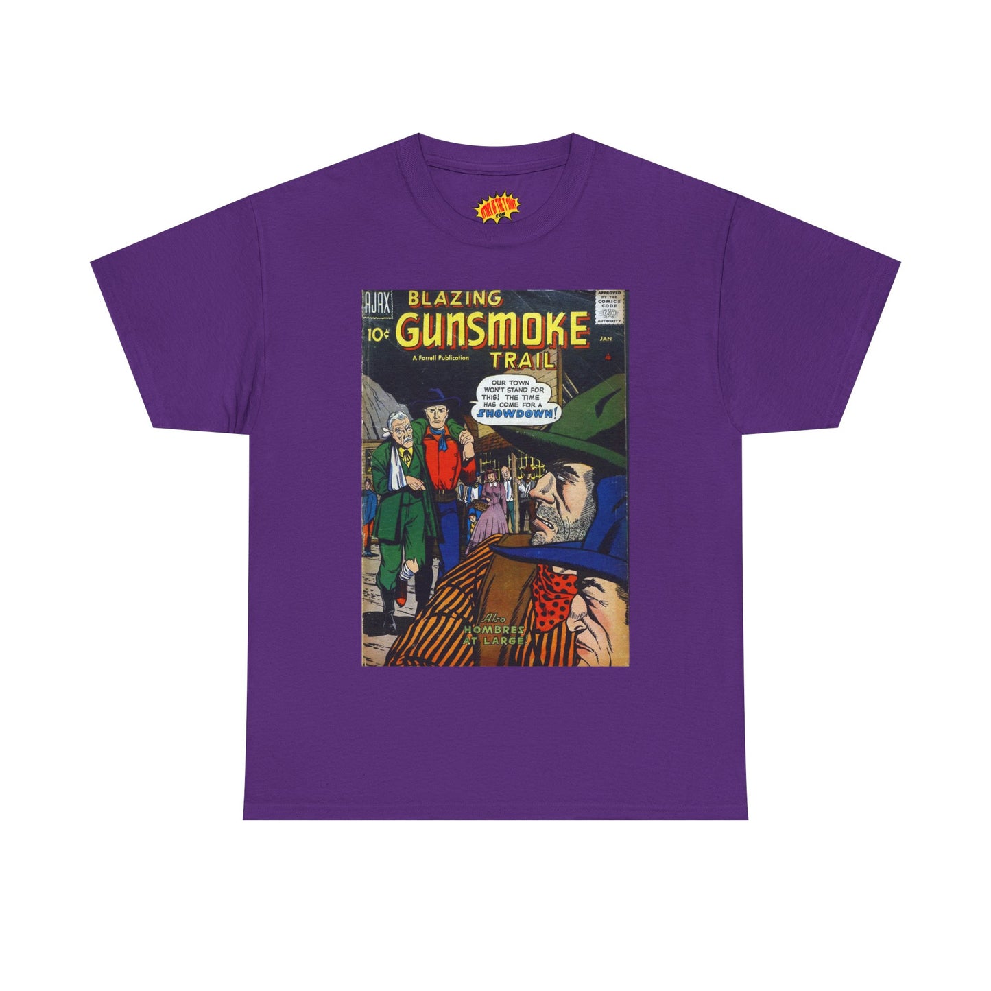 Gunsmoke Trail January Comic Tee Shirt *Multiple Colors*