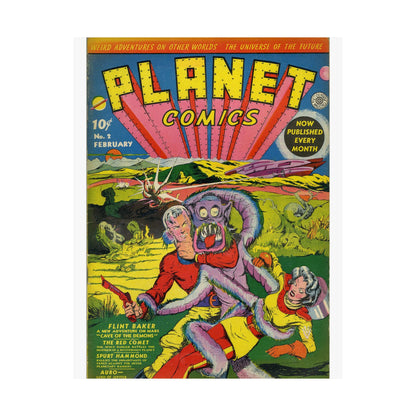 Planet Comics #2 Matte Vertical Posters
