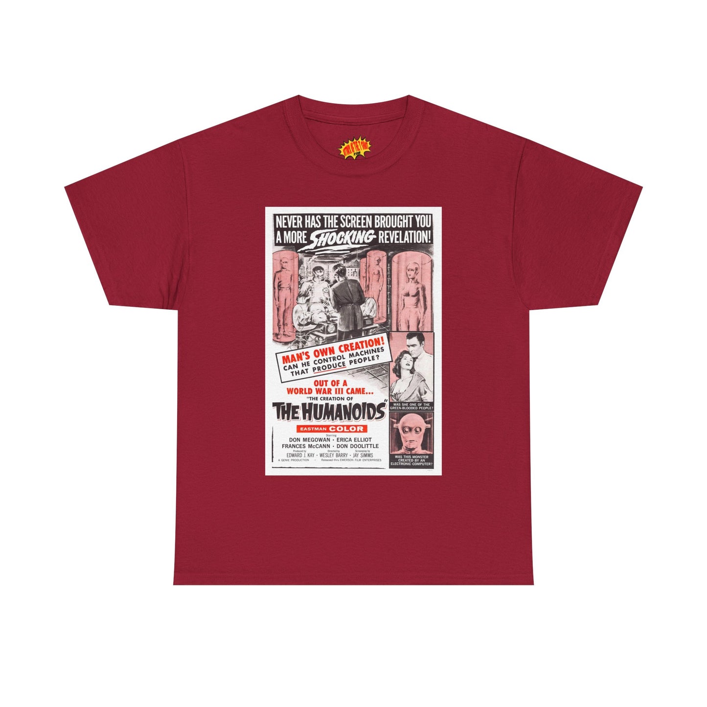 The Creation of the Humanoids Movie Poster T-Shirt *Multiple Colors*