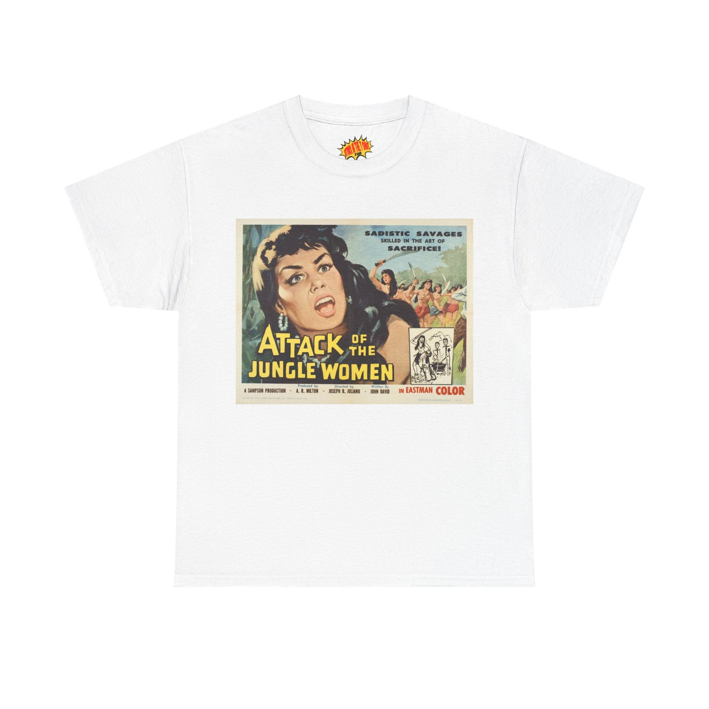 Attack of the Jungle Women Movie Poster T-Shirt *Multiple Colors*