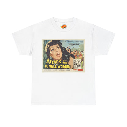 Attack of the Jungle Women Movie Poster T-Shirt