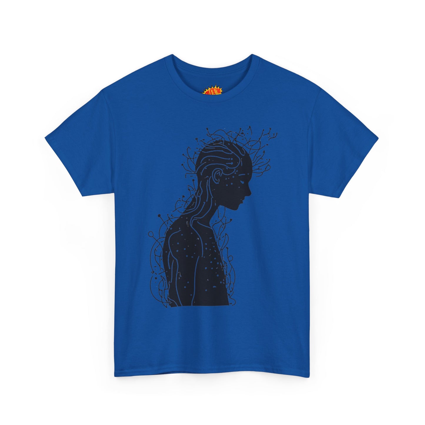 Human Silhouette Line Drawing Graphic Art Tee Shirt *Multiple Colors*