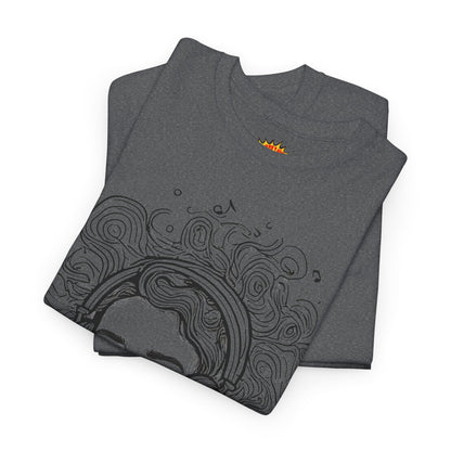 Line Drawing Portrait Graphic Music Art Tee Shirt