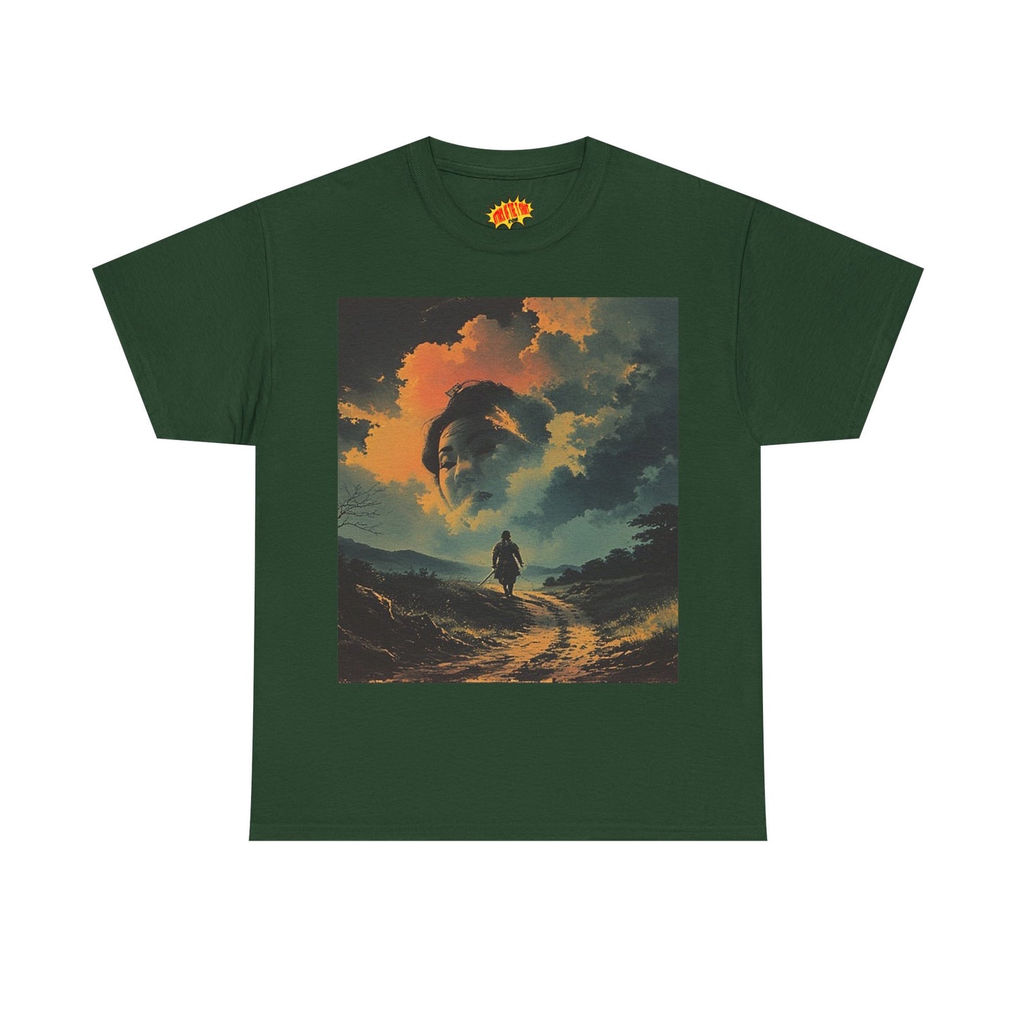 Travelling Samurai w/Cloud Geisha T-Shirt *Multiple Colors*